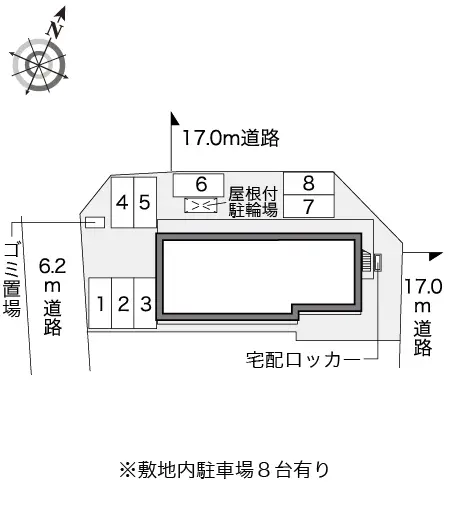 ★手数料０円★つくばみらい市小絹　月極駐車場（LP）